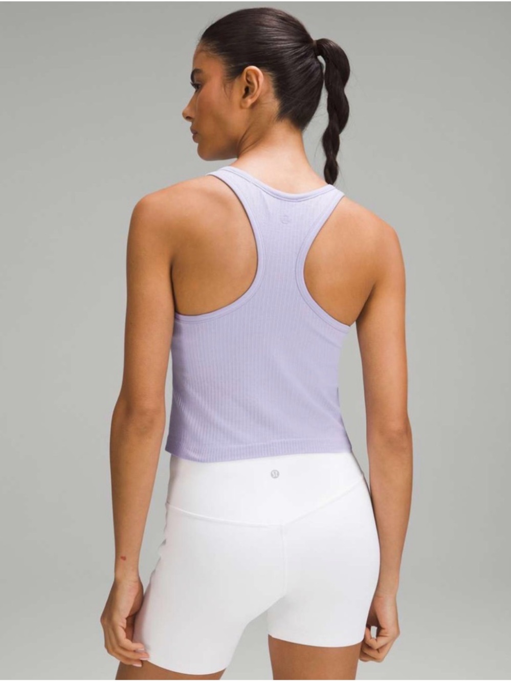 lululemon athletica Lavender Ribbed Racerback Tank - Picture 2 of 10